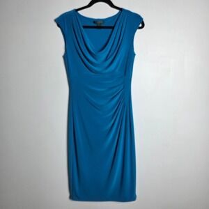 Lauren Ralph Lauren Dress Sleeveless Cowl Neck Black Label‎ 8